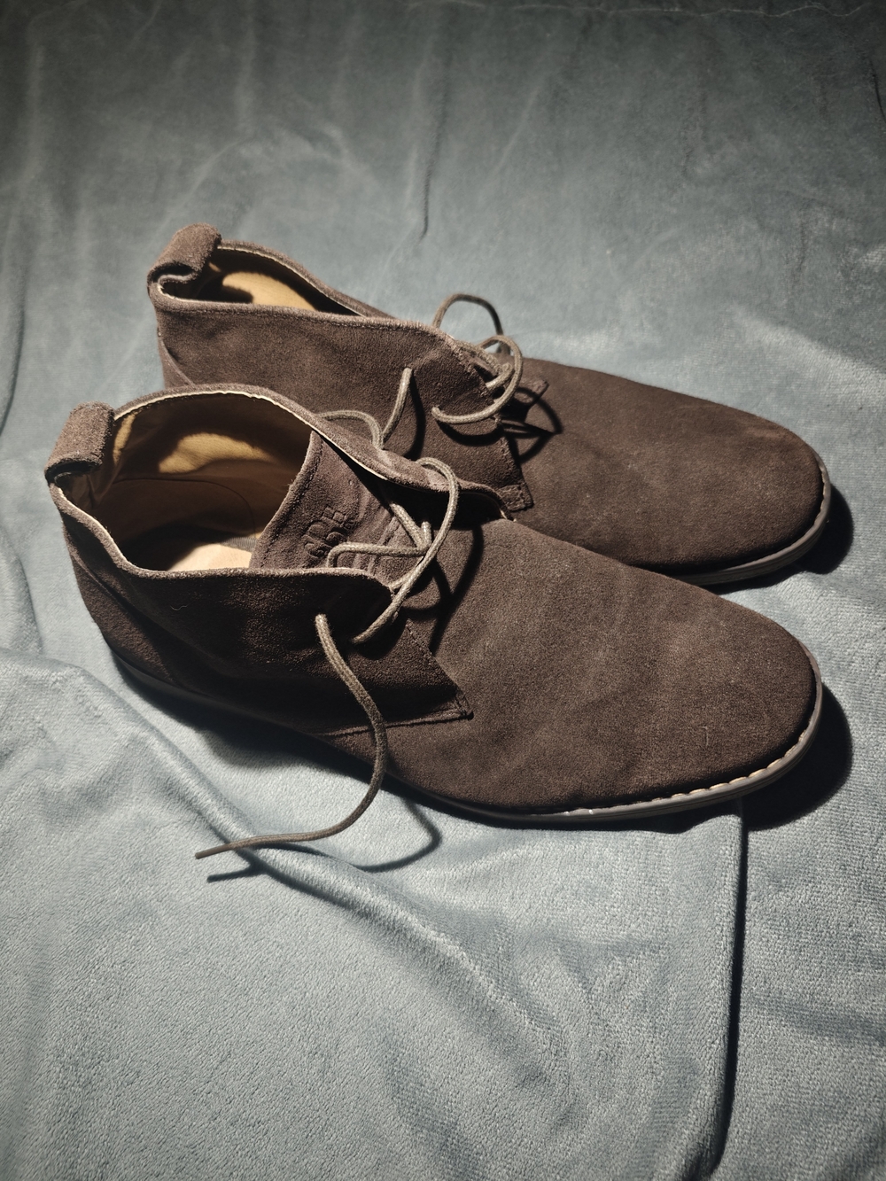 G.H. Bass & Co. Dark Brown Suede Chukka Boots Mens 12